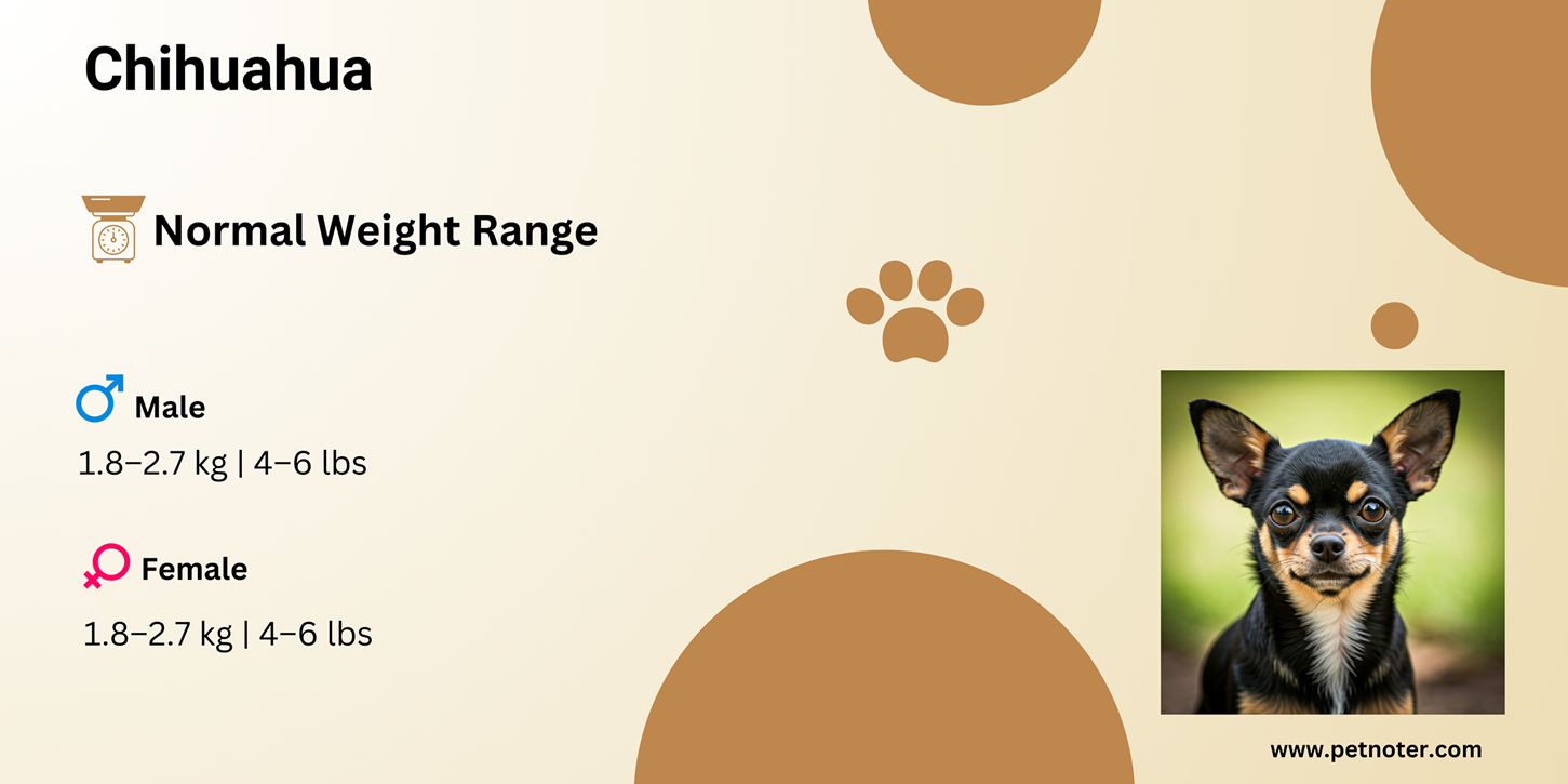 Chihuahua Weight Chart & Growth Guide
